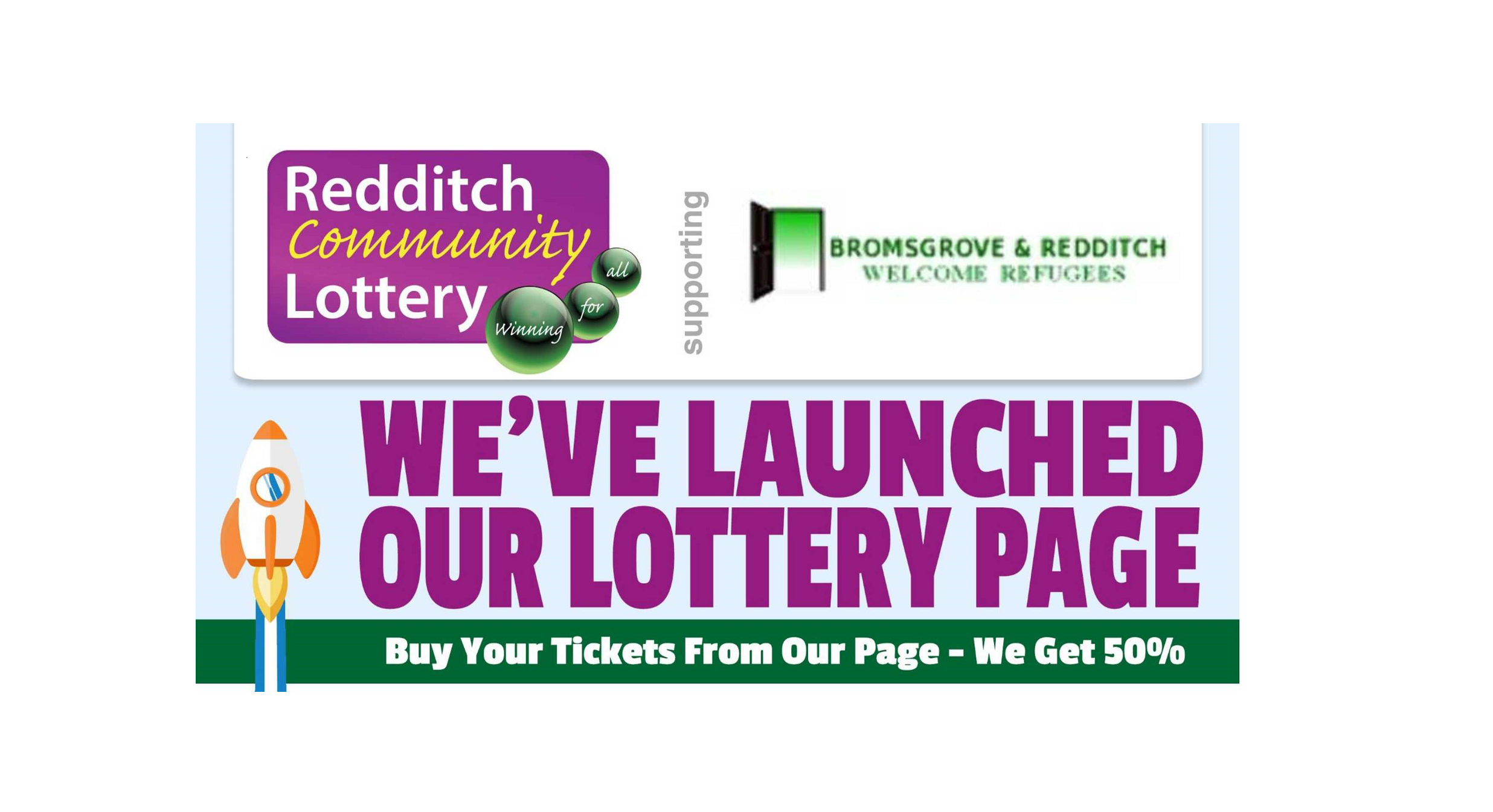 Redditch Community Lottery • Bromsgrove and Redditch Refugees